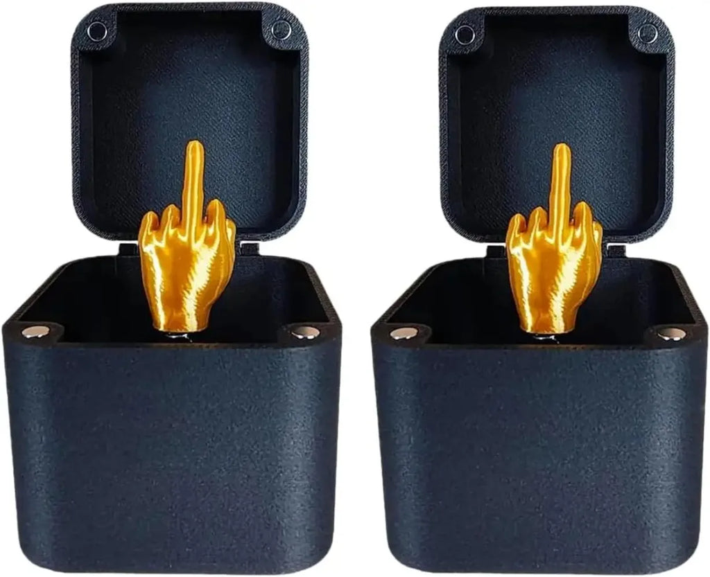 Middle Finger Desk Decor – Funny Gag Gift & Novelty Figurine