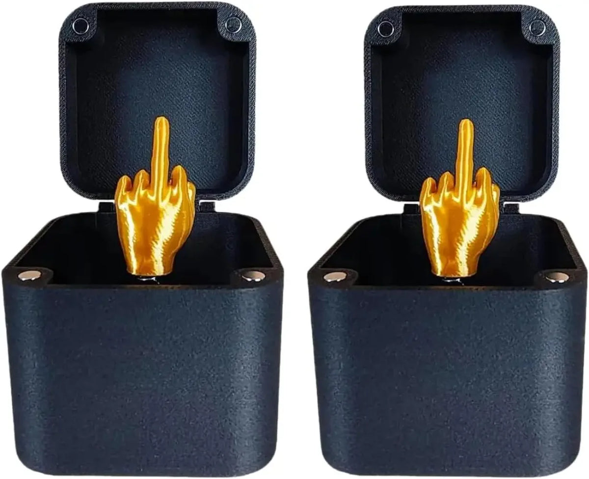 Middle Finger Desk Decor – Funny Gag Gift & Novelty Figurine