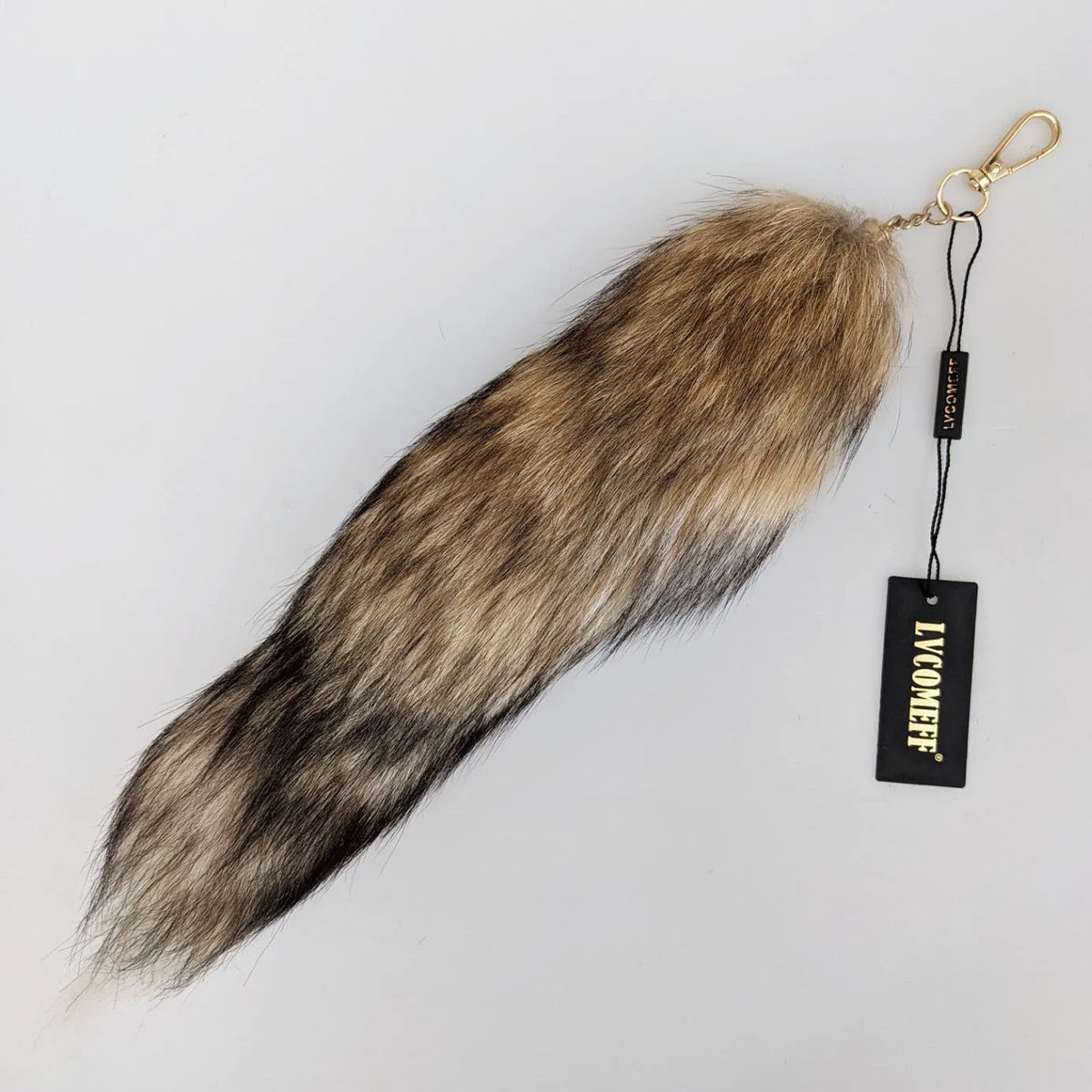 Fox Tail Keychain for Women Furry Y2K Car Accessory