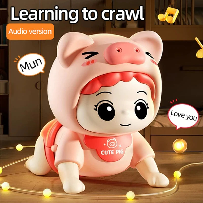 Baby Crawling Toy – Light & Music Early Learning Activity Toy