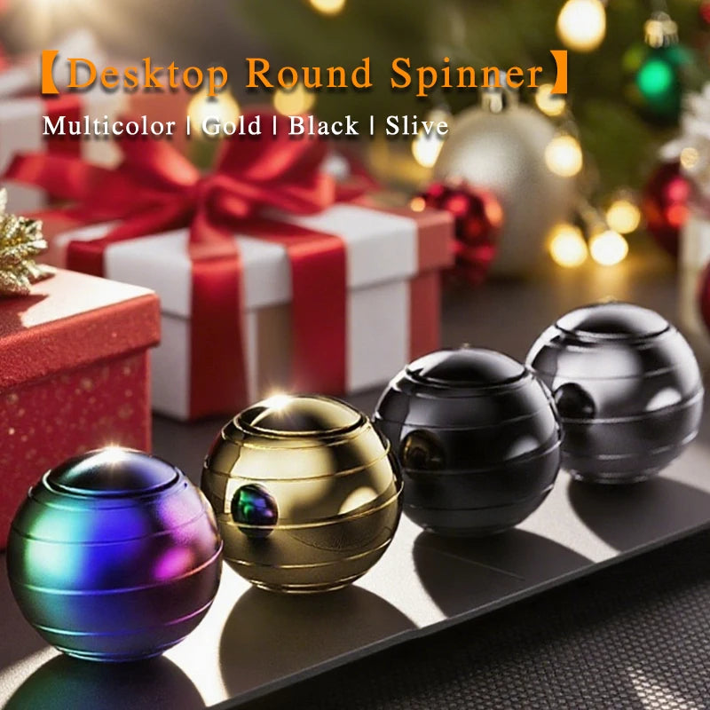 Metal Fidget Spinner EDC Handheld Desktop Toy for Adults