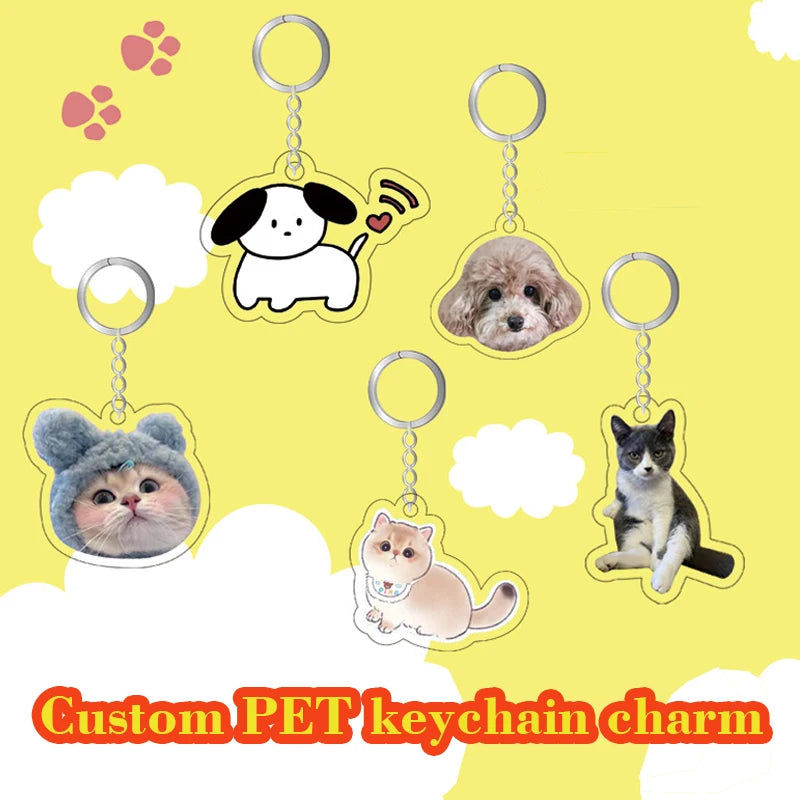 Personalized Acrylic Keychains – Custom Photo & Cartoon Charms