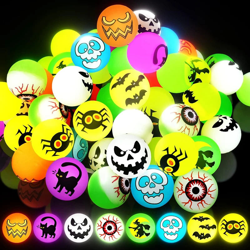 Halloween Bouncing Balls – Glow in the Dark Party Favors
