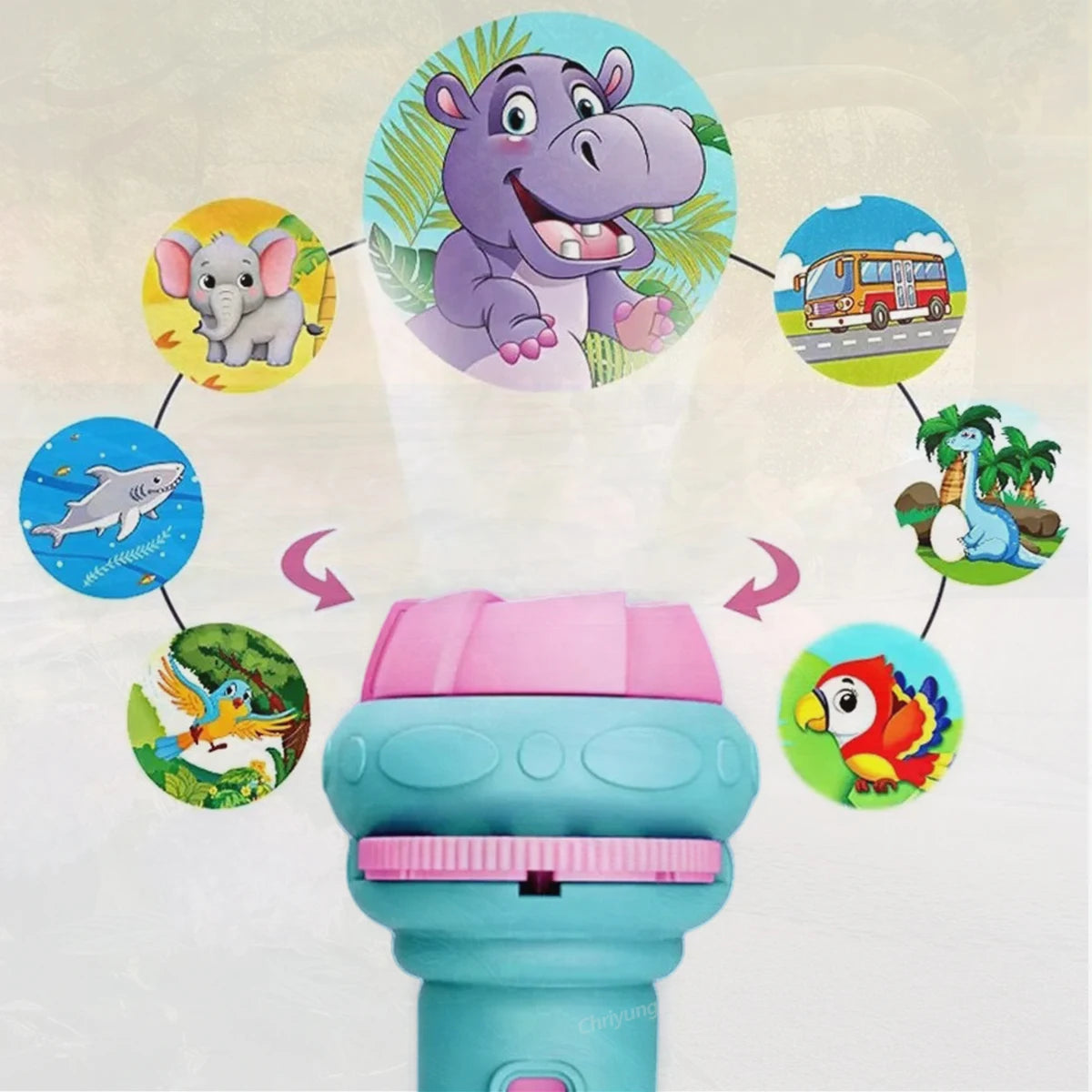 Kids Projector Flashlight – 80 Images Bedtime Story Toy