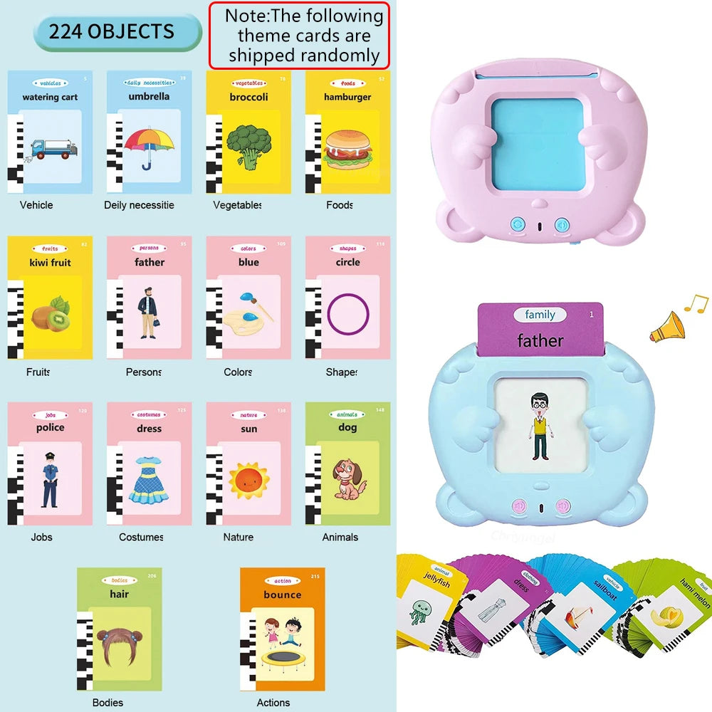 Product Title: Talking Flash Cards for Kids Electronic Language Learning Toy