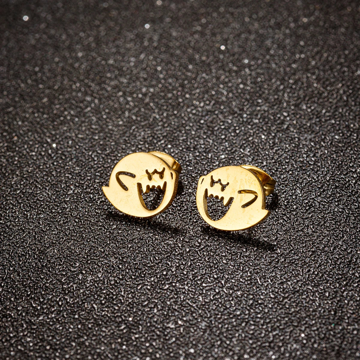 Ghost Stud Earrings – Stainless Steel Halloween Earrings