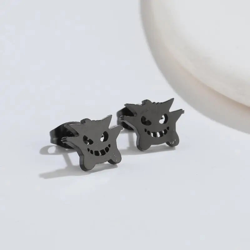 Ghost Stud Earrings – Stainless Steel Halloween Earrings
