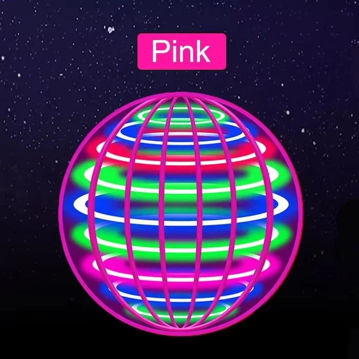 Flying Orb Toy with LED Lights – Spinning UFO Outdoor Toy