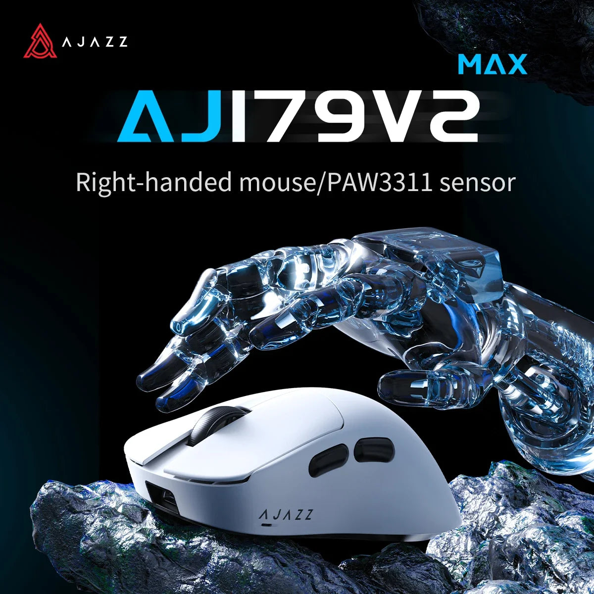 Wireless Gaming Mouse – 12000 DPI PC Mouse with Charging Base