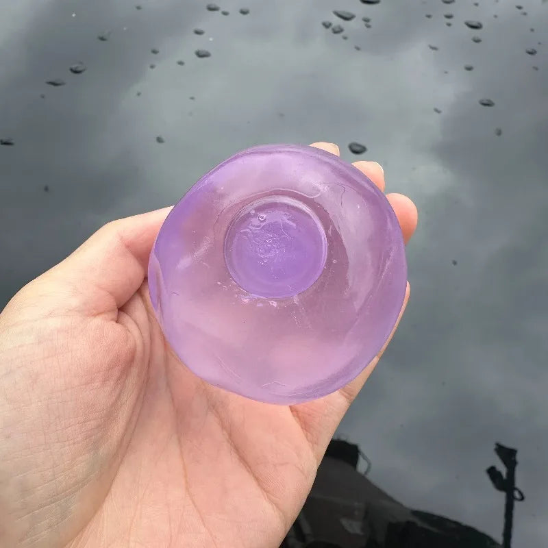 Mochi Fidget Toy – Transparent Soft Squeeze Stress Relief Toy