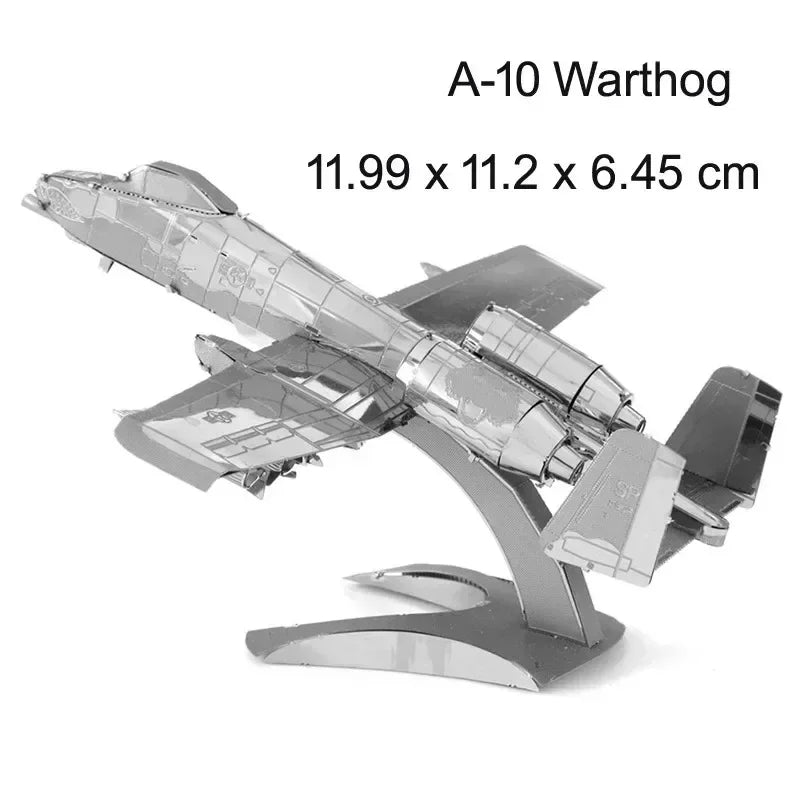 3D Metal Puzzle – DIY Aircraft & Helicopter Model Kit