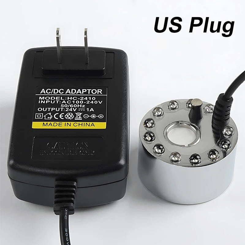 Mini Pumpkin Fog Machine – LED Water Fogger for Halloween