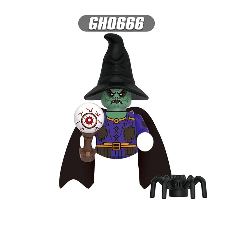 Halloween Building Blocks Horror Mini Figure Brick Set