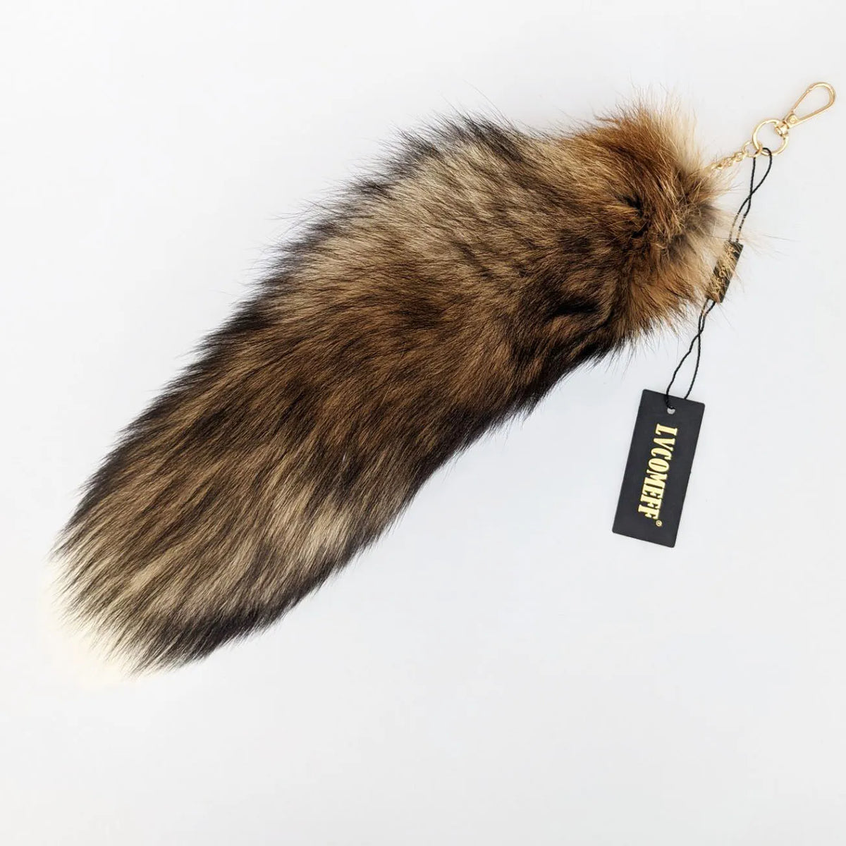 Fox Tail Keychain for Women Furry Y2K Car Accessory