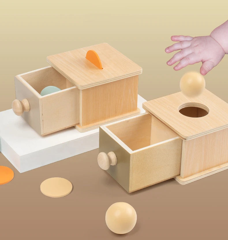 Montessori Color Matching Toy – Spinning Drum Fine Motor Activity