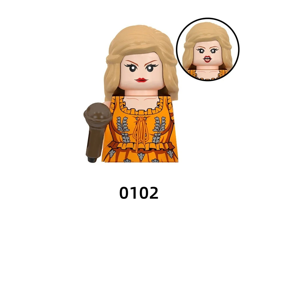 Female Singer Building Blocks – Mini Music Figure DIY Set