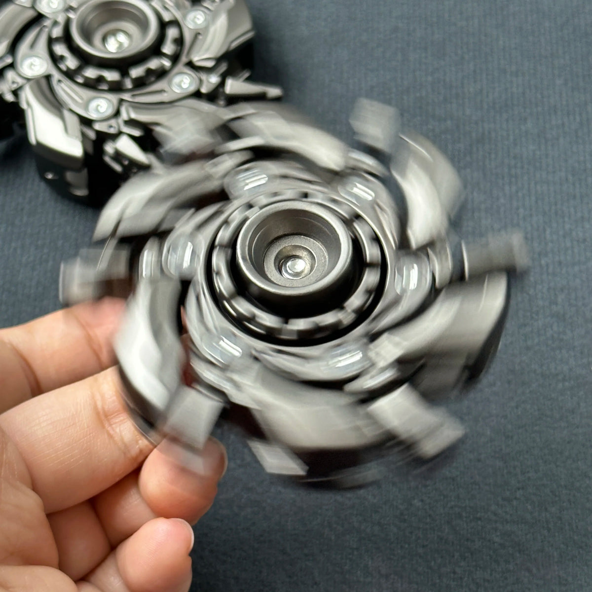 Metal Fidget Slider, EDC Spinning Top Stress Relief Toy for Adults