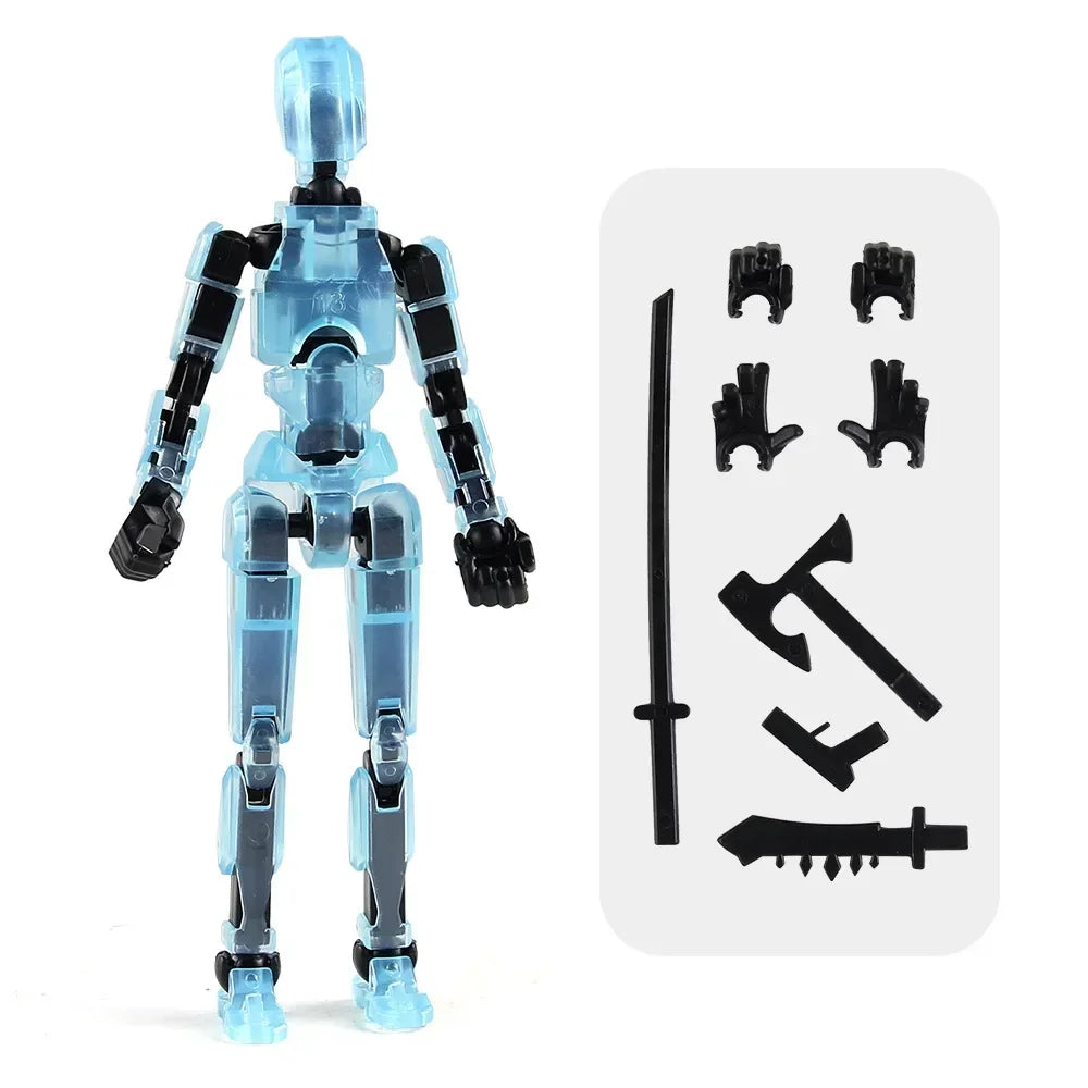 Movable Robot Action Figure – Multi-Jointed 14CM Model