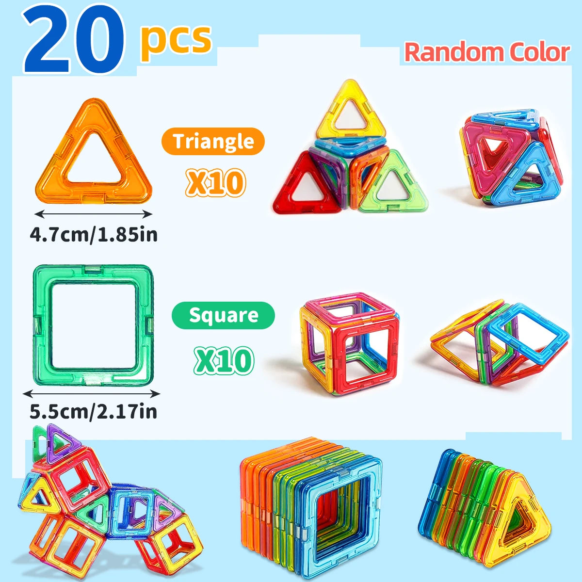 Magnetic Building Blocks – STEM Construction & Learning Toy