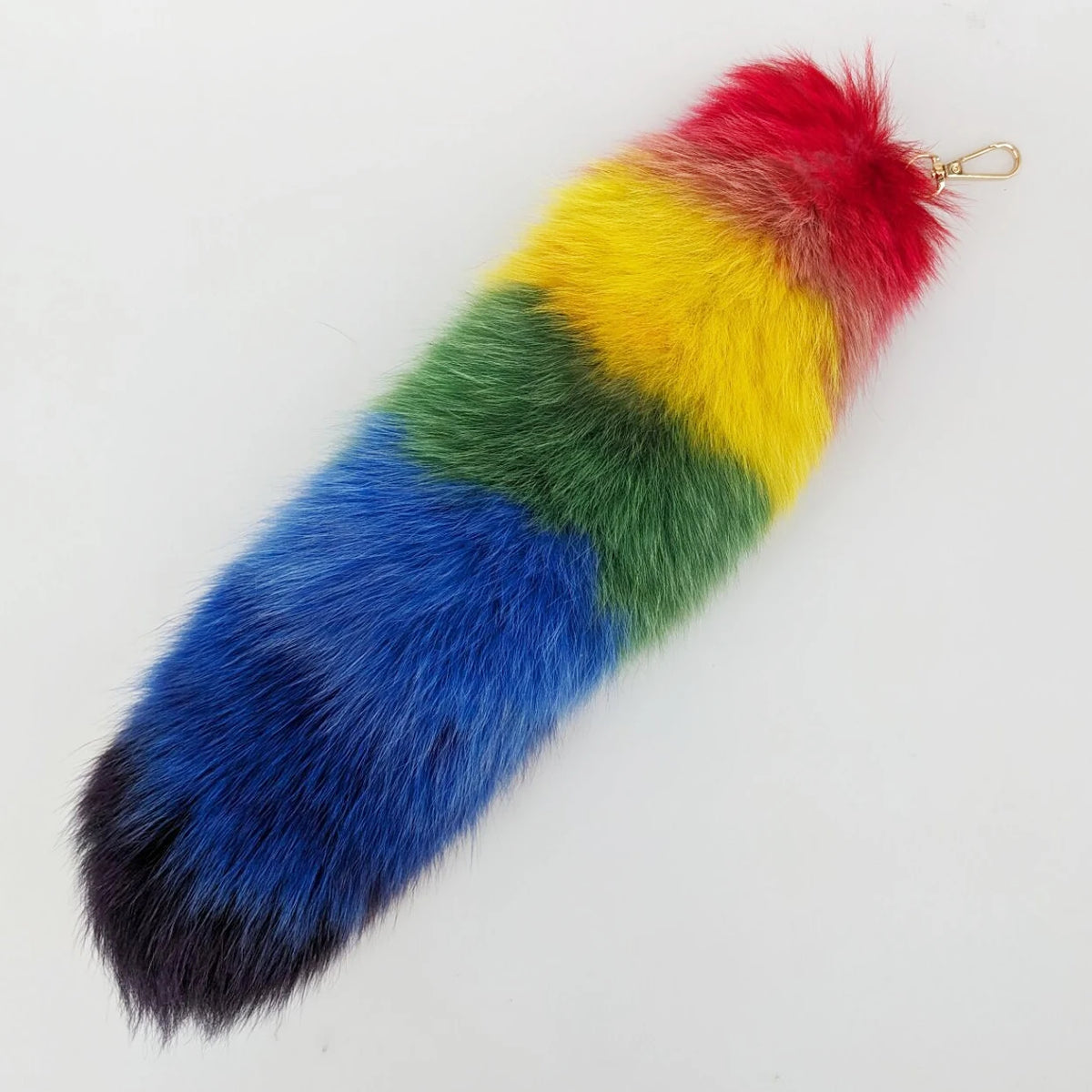 Fox Tail Keychain for Women Furry Y2K Car Accessory