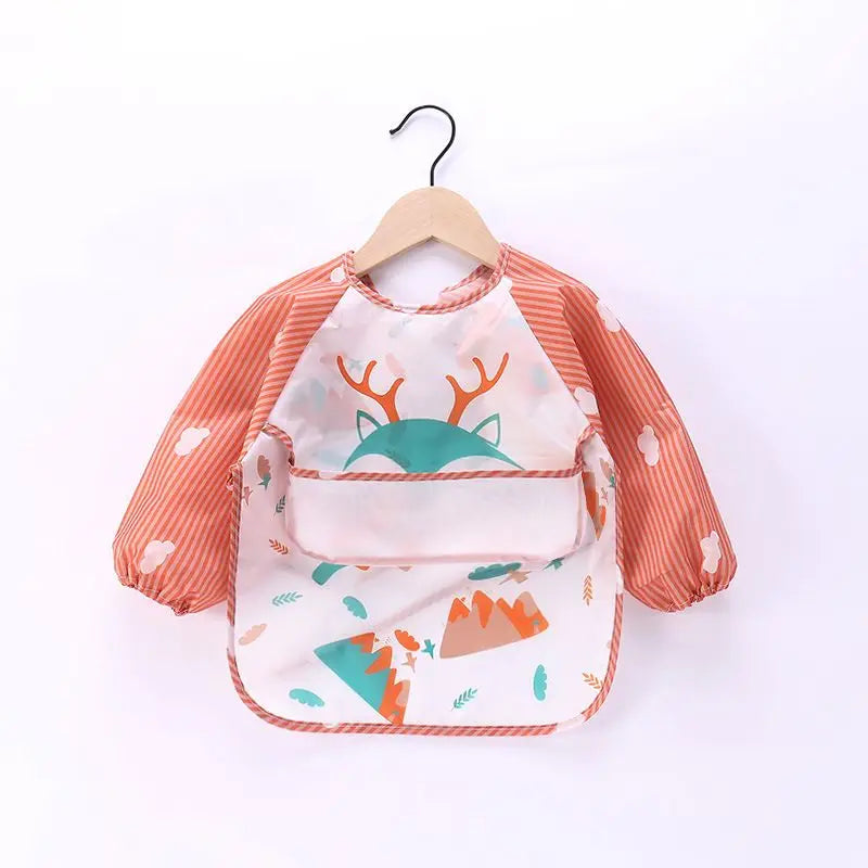 Waterproof Baby Bib Long Sleeve