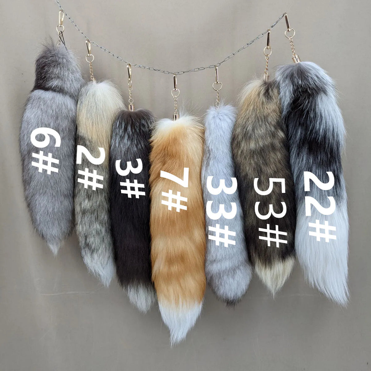 Fox Tail Keychain for Women Furry Y2K Car Accessory
