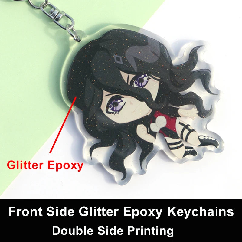 Personalized Acrylic Keychains – Custom Photo & Cartoon Charms