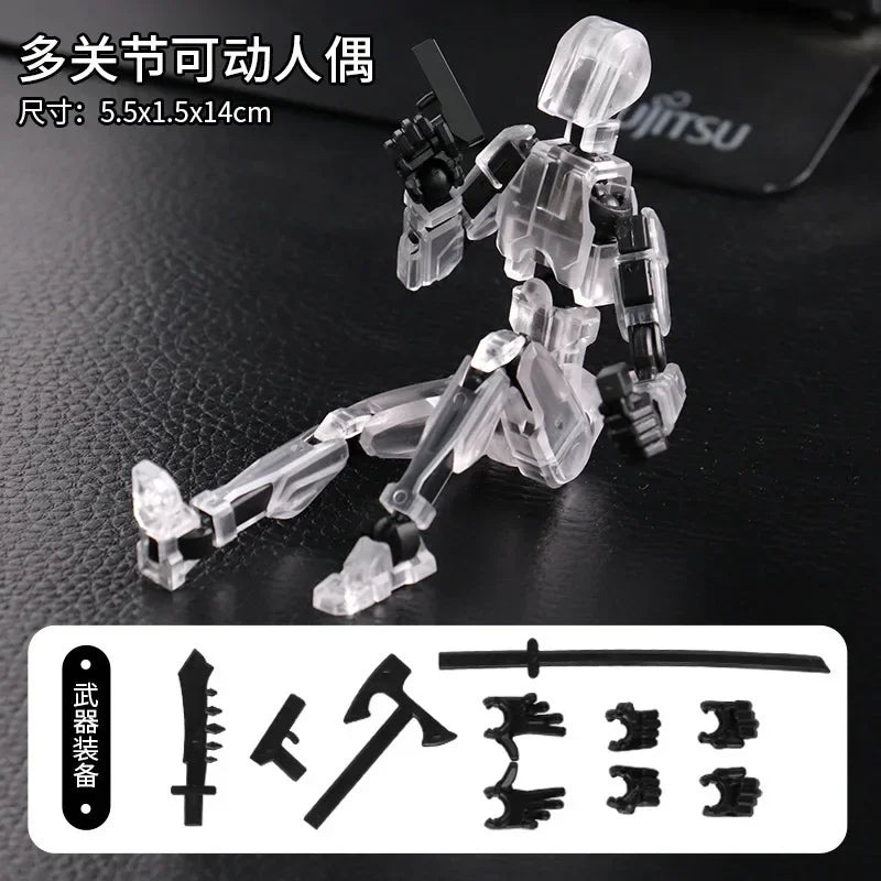 Movable Robot Action Figure – Multi-Jointed 14CM Model