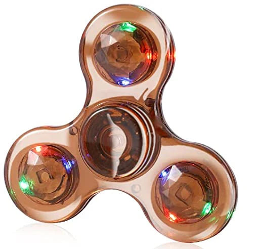 LED Fidget Spinner Glow in the Dark Luminous Spinning Toy