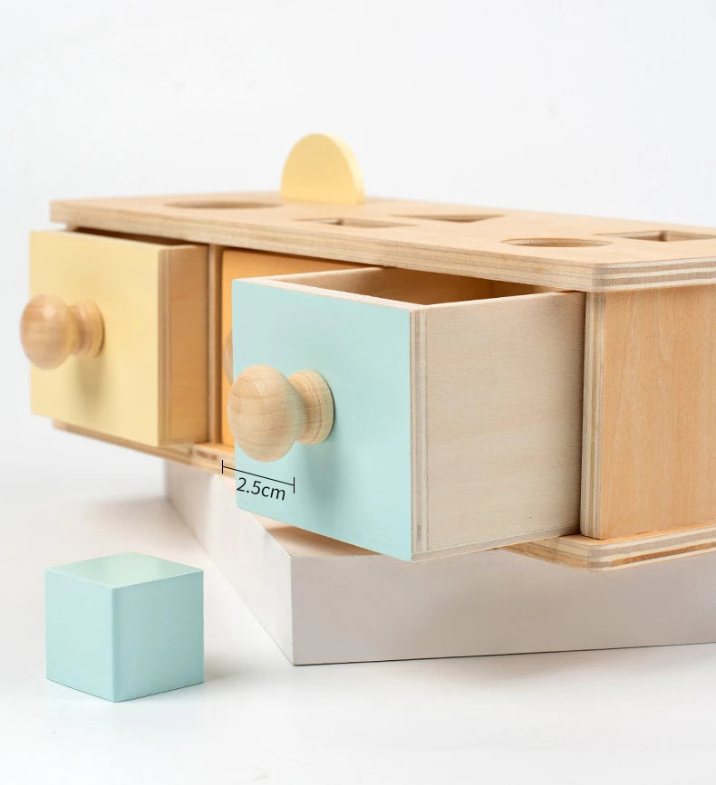 Montessori Color Matching Toy – Spinning Drum Fine Motor Activity