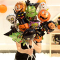 Halloween Balloons Bat Pumpkin Foil Party Decorations 10/30/50pcs