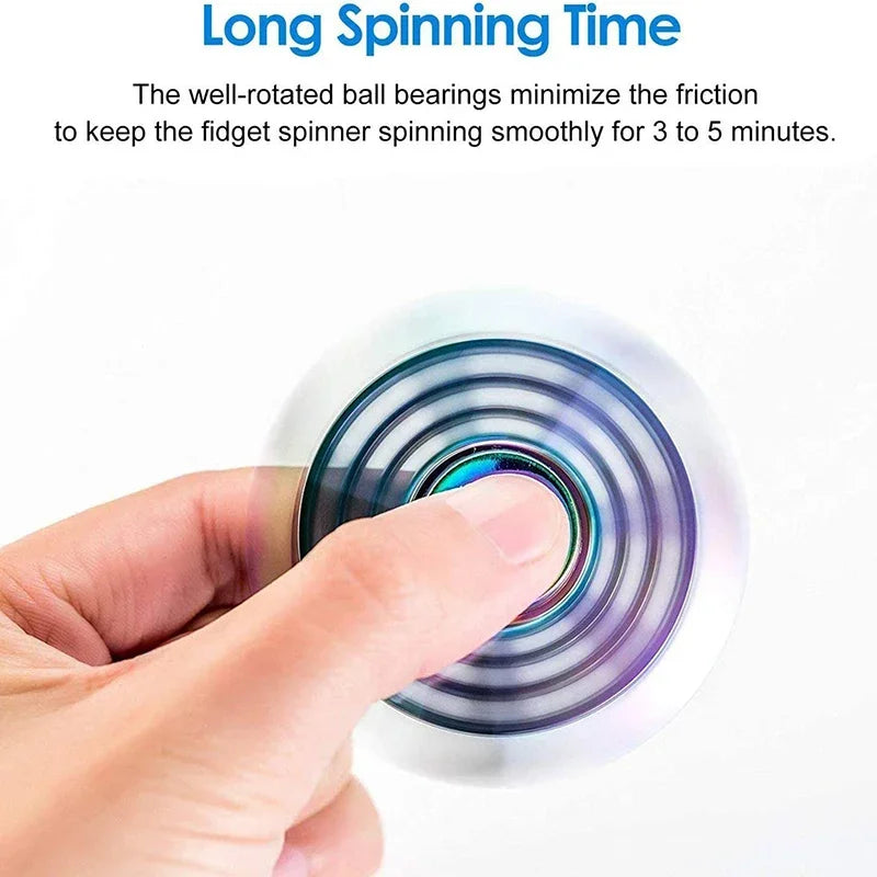 Metal Fidget Spinner Fingertip Gyro Alloy Hand Spinner Toy