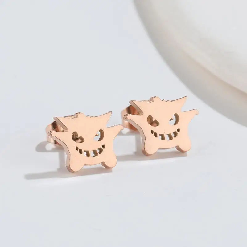Ghost Stud Earrings – Stainless Steel Halloween Earrings