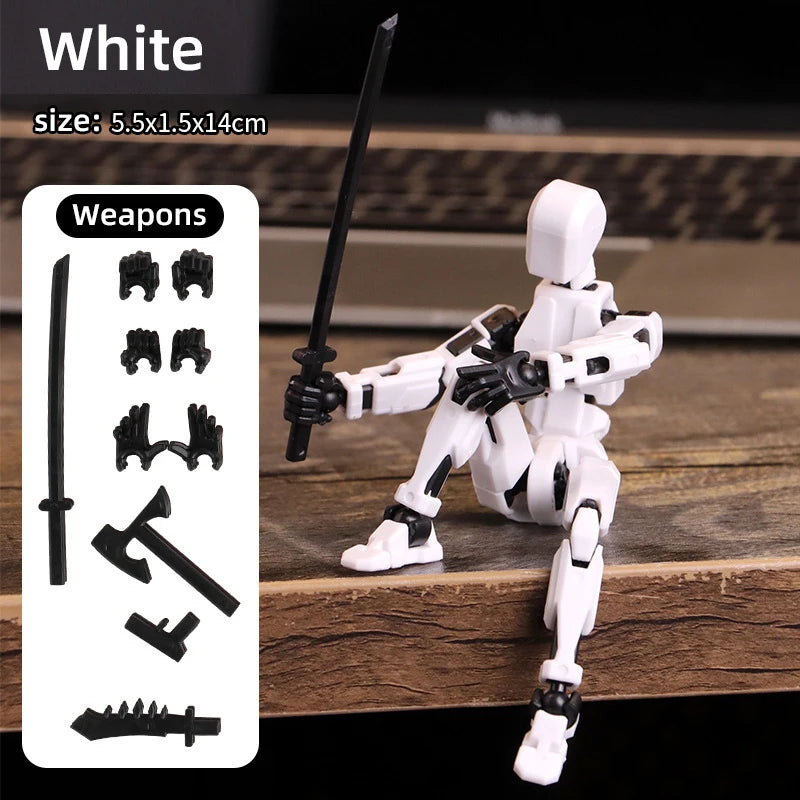 Movable Robot Figure – Multi-Jointed 3D Printed Model