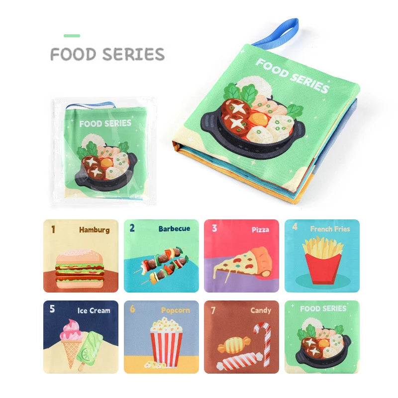 Baby Sensory Book – Soft Montessori Cloth Learning Toy