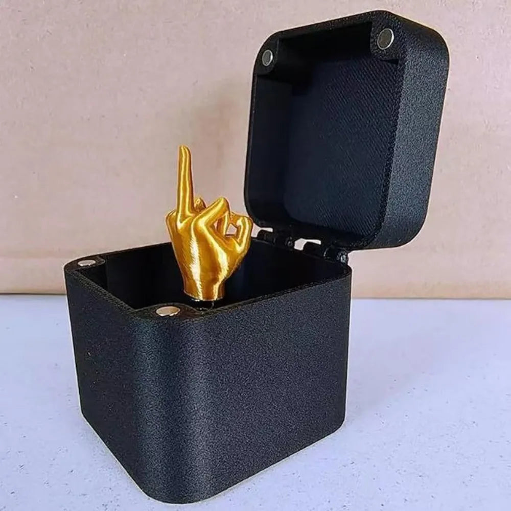 Middle Finger Desk Decor – Funny Gag Gift & Novelty Figurine