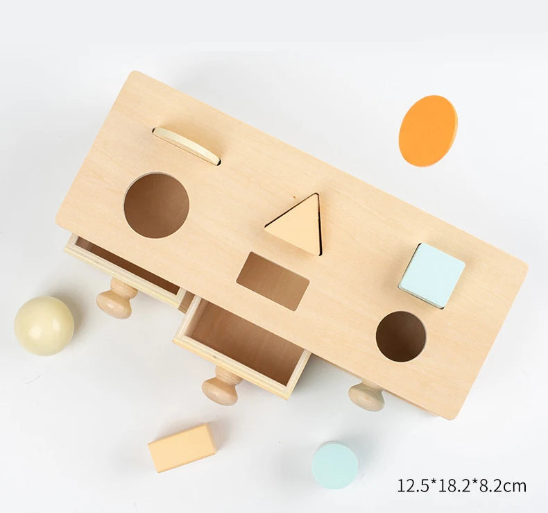 Montessori Color Matching Toy – Spinning Drum Fine Motor Activity