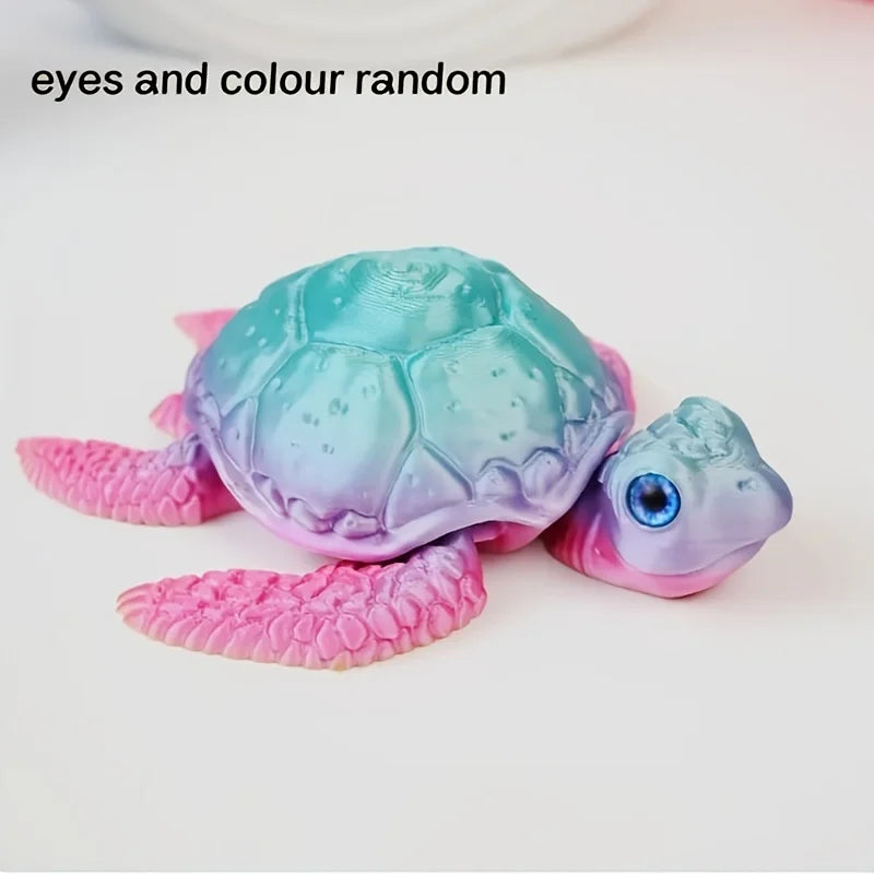 3D Printed Turtle Ornament – Turtle Figurine Home Decor