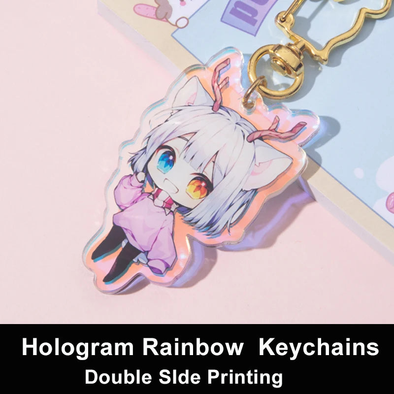 Personalized Acrylic Keychains – Custom Photo & Cartoon Charms