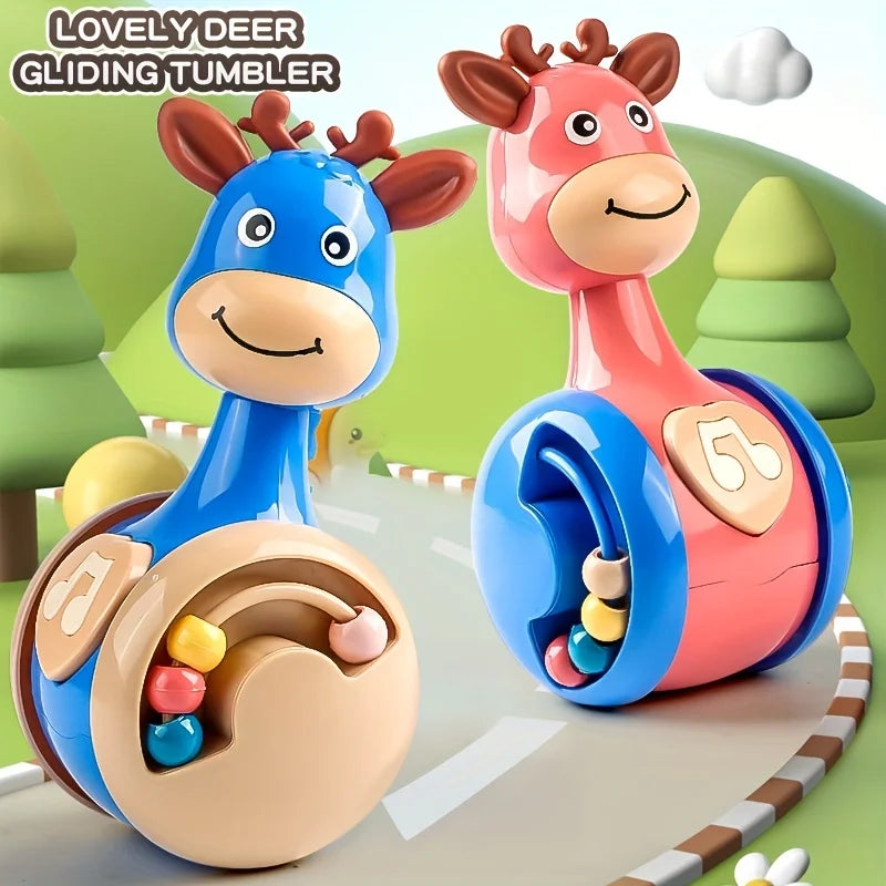 Roly Poly Baby Toy – Wobble Tumbler Sensory Toy