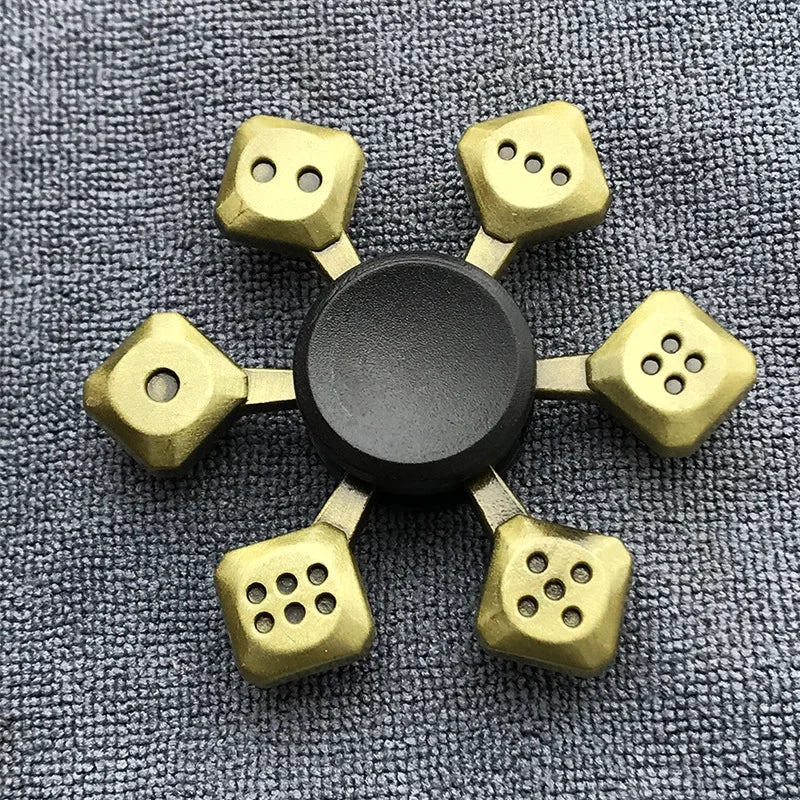 Bronze Metal Fidget Spinner – Alloy Hand Spinner Stress Relief Toy