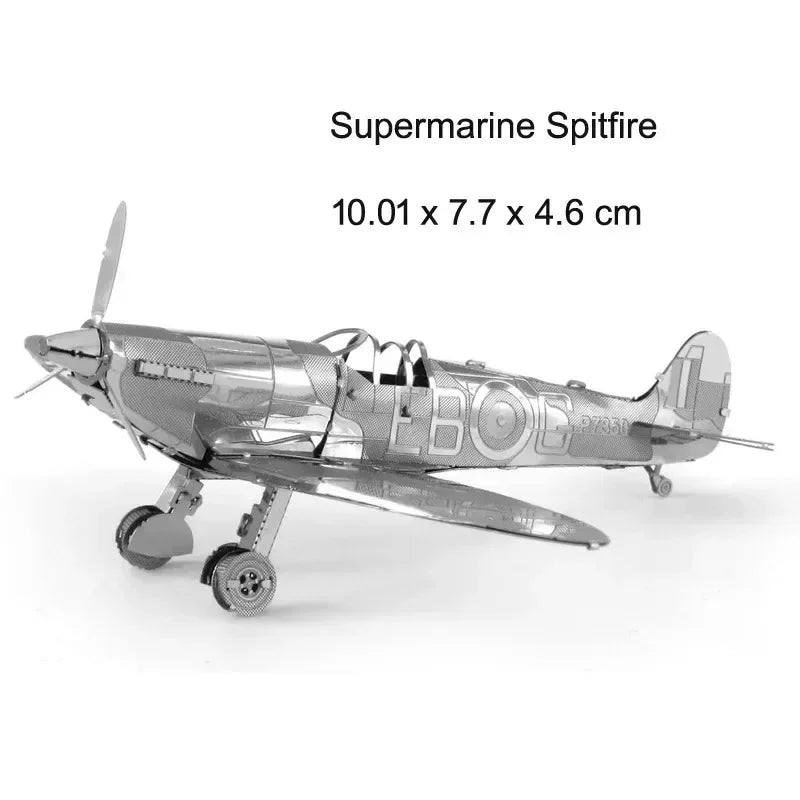 3D Metal Puzzle – DIY Aircraft & Helicopter Model Kit