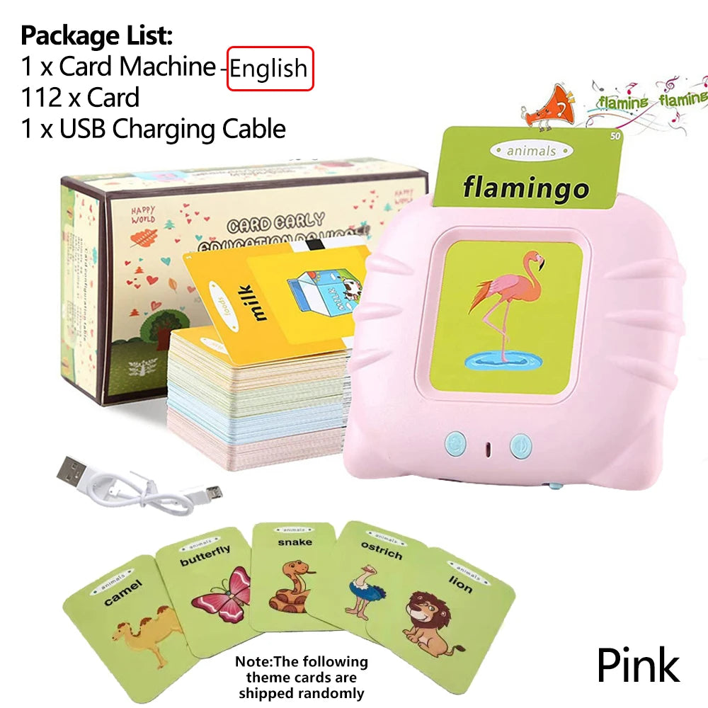 Talking Flash Cards for Kids | Electronic English Learning Toy