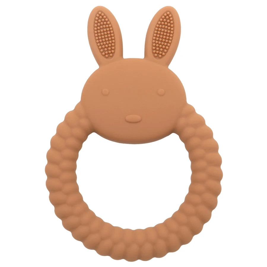 Baby Silicone Teether – BPA-Free Rabbit-Shaped Chew Toy
