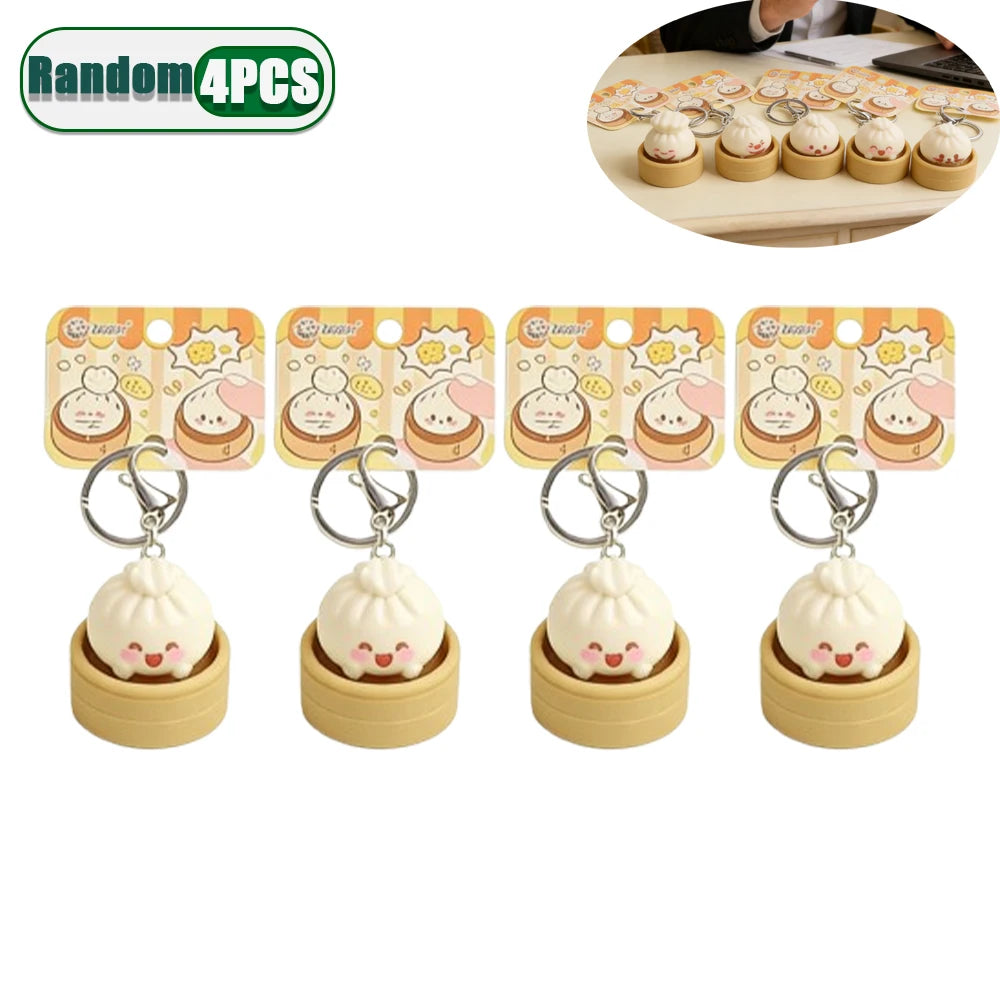 Bao Bun Squeeze Keychain
