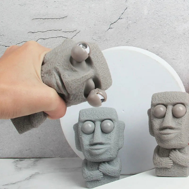 Moai Stress Ball – Soft Slow Rebound Squeeze Fidget Toy