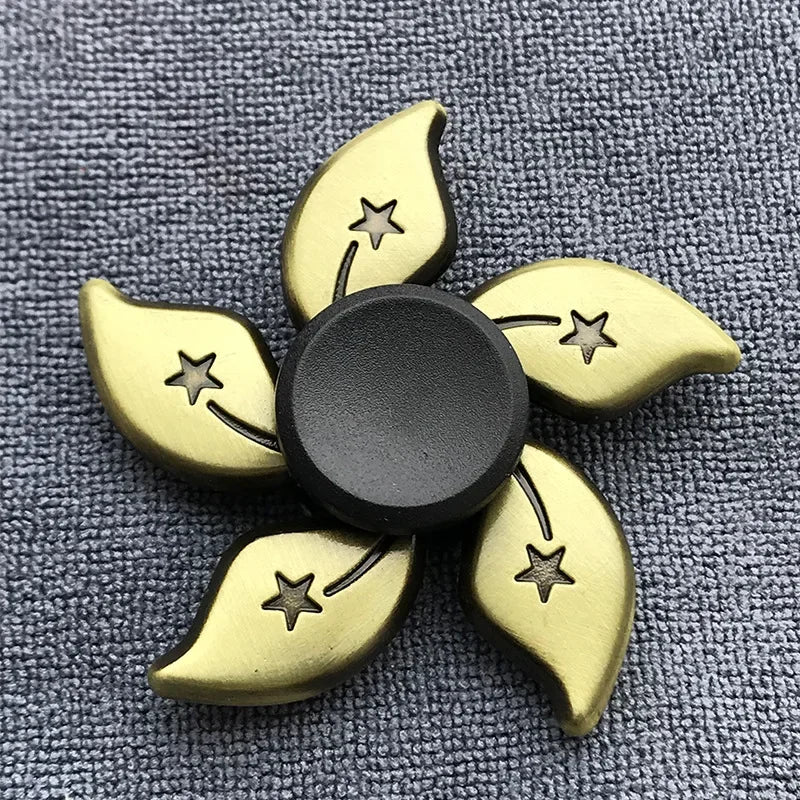 Bronze Metal Fidget Spinner – Alloy Hand Spinner Stress Relief Toy