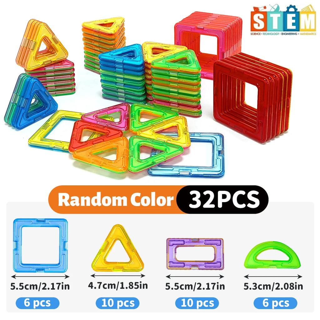 Magnetic Building Blocks – STEM Construction & Learning Toy