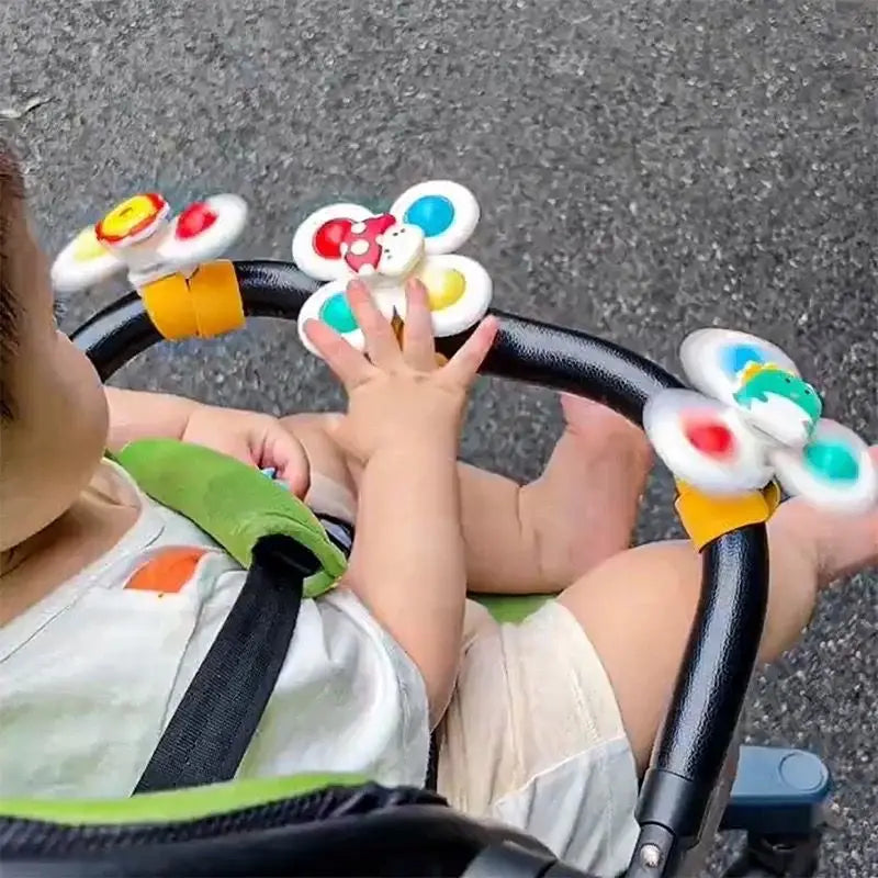 Baby Bath Toy, Suction Cup Spinning Waterwheel for Toddlers