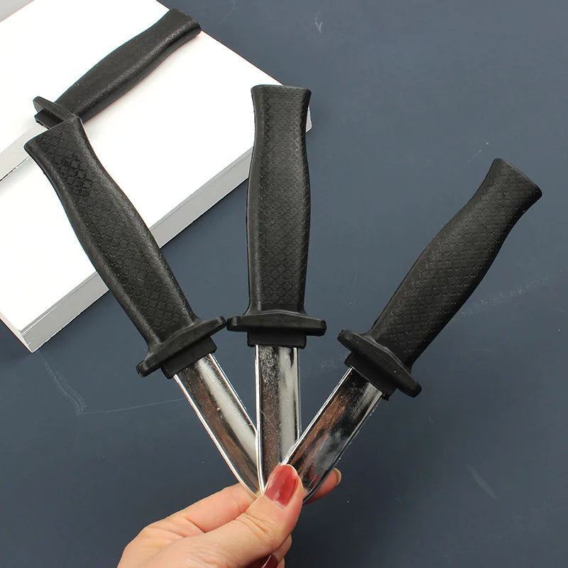 18CM Telescopic Knife Fake Knife Children's Tricky Toys Stage Show Magic Props Kids Funny Toys Halloween Decoration Party Gifts